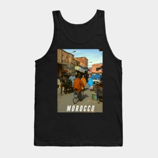 Visit Morocco Old Medina, Ancient Neighborhoods Souvenirs, Gift for Men and Women Tank Top